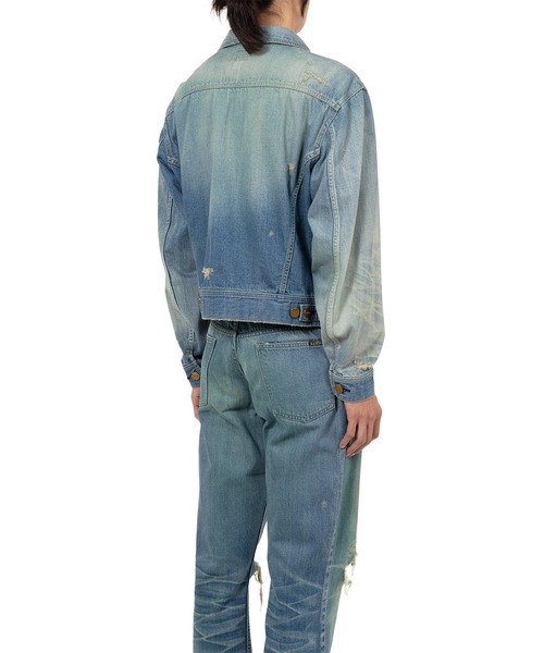 デニムジャケット gジャン Coloring Denim Jacket メンズの画像