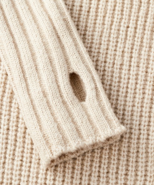 「GeeRA」 ニットワンピース MEDIUM ダークブルー レディース_画像6