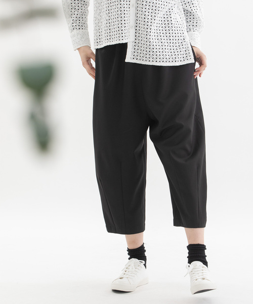 nop de nod パンツ Pommeトロ裾ダーツ9分パンツ レディース