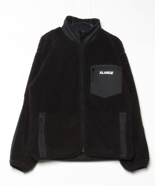 XLARGE ブラック ジップアップジャケット XLARGE ブラック ジップアップジャケット - メルカリ