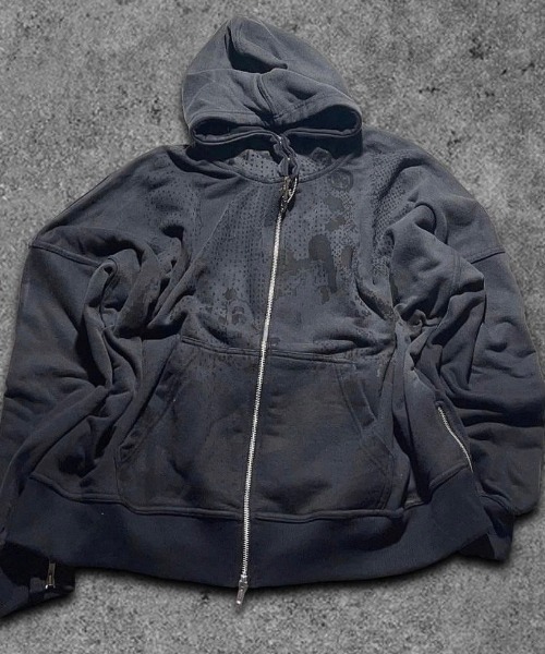 haveyoudiedbefore パーカー 「haveyoudiedbefore?」Aged Rust Zip