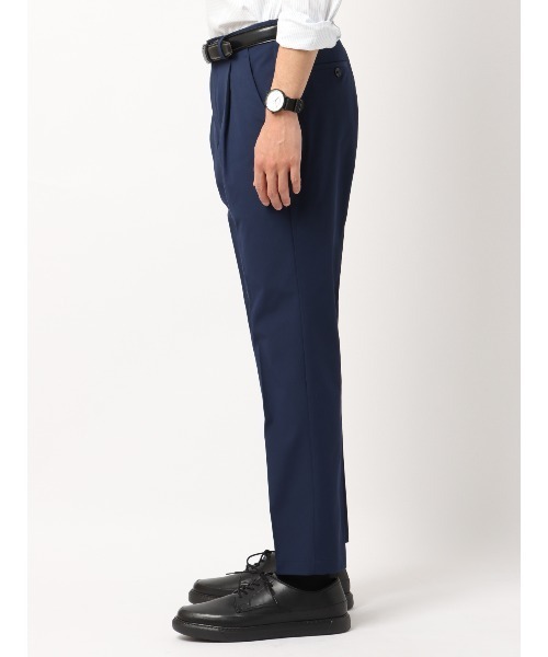 スラックス テーパードパンツ スラックス パンツ フロントタックテーパードパンツ レディース