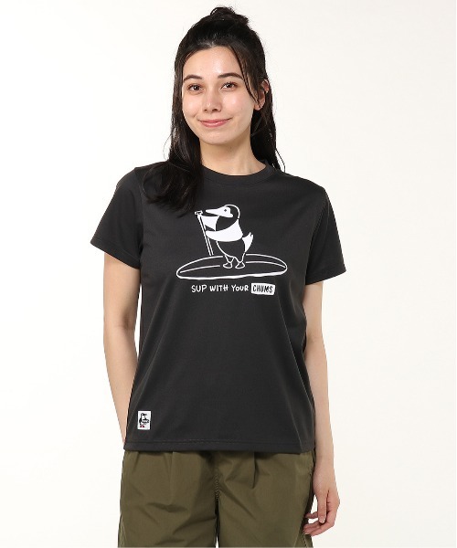 CHUMS チャムス トップス Tシャツ 半袖Tシャツ ツリドライTシャツ レディース ドライ加工 遮熱効果 UVカット90％以上 CH11-2539 楽天市場】CHUMS チャムス トップス Tシャツ 半袖Tシャツ