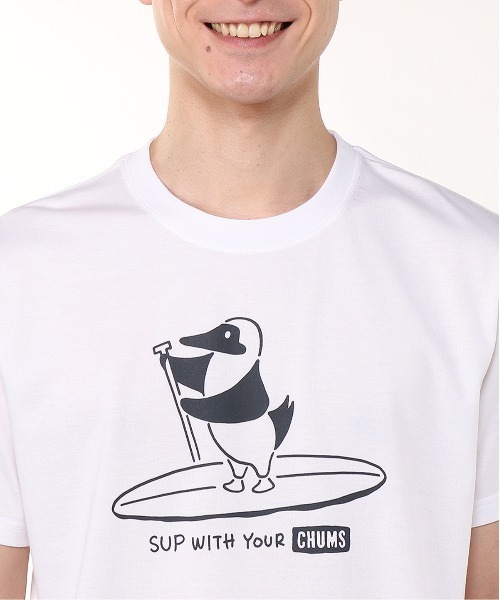 新品　CHUMS Sup Dry Tシャツ チャムス ドライTシャツ　レディース CHUMS tシャツ CHUMS/チャムス サップ/ドライTシャツ/UVケア