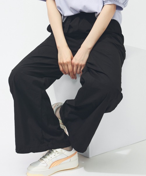 PUMA パンツ プーマ SUMMER ウーブン ワイドパンツ レディース