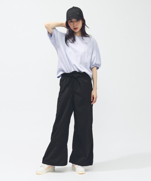 PUMA パンツ プーマ SUMMER ウーブン ワイドパンツ レディース