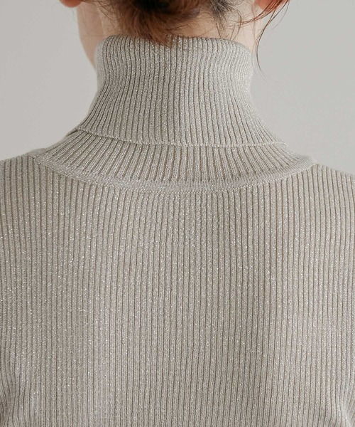 「COLLAGE GALLARDAGALANTE」 タートルネックニット FREE オフホワイト レディース_画像5