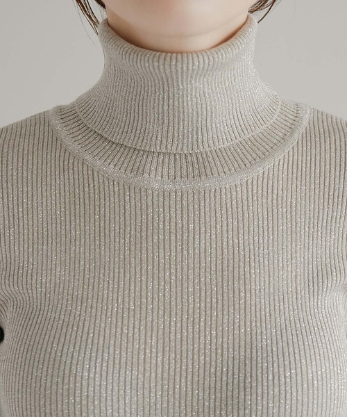 「COLLAGE GALLARDAGALANTE」 タートルネックニット FREE オフホワイト レディース_画像6