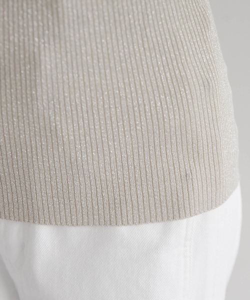 「COLLAGE GALLARDAGALANTE」 タートルネックニット FREE オフホワイト レディース_画像8