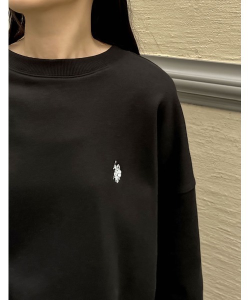 [Re:EDIT] [U.S.POLO ASSN.] тренировочный cut and sewn LARGE Pink Lady -s