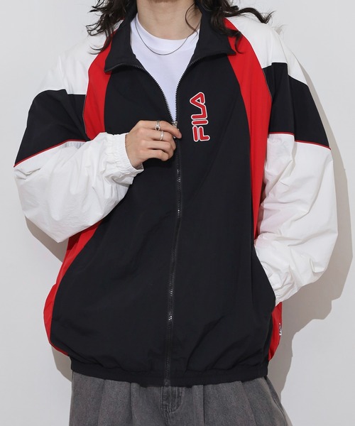 格安　グレー　S FILA　27280円 　リバーシブル トラックジャケット 格安 グレー S FILA 27280円 リバーシブル トラックジャケット