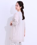 カーディガン 「洗える/ひんやり」体型カバーに...の詳細画像2
