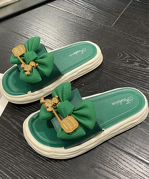 ✨極美品　スタッカート　シャインリボンフリーリー　フラットサンダル 限定特価】 ベリティー グリッター サンド | フラット サンダル