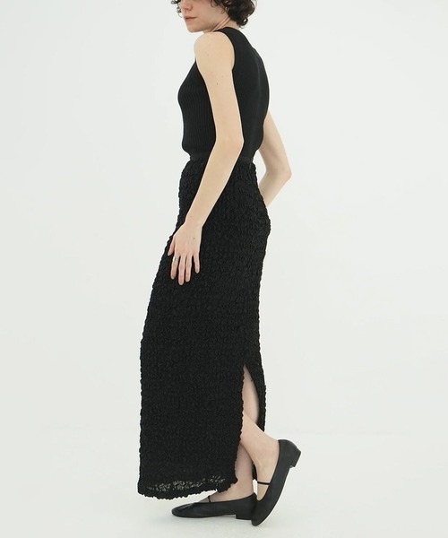 CLANE（クラネ） ロング スカート SHIRRING STRAIGHT SKIRT : ZOZOTOWN