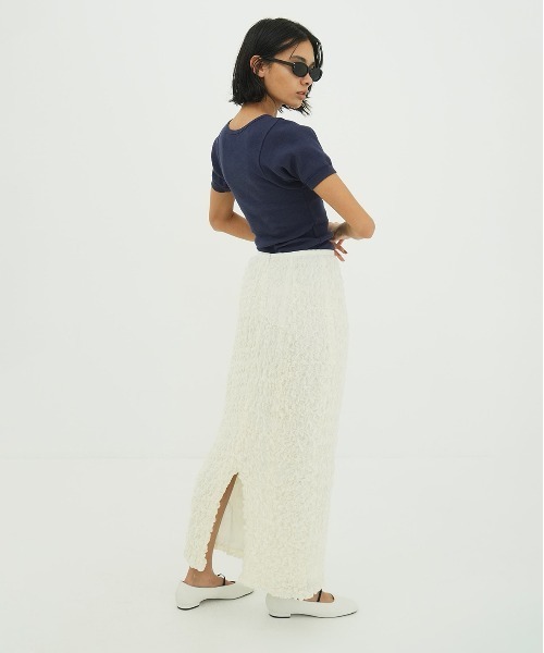 CLANE（クラネ） ロング スカート SHIRRING STRAIGHT SKIRT : ZOZOTOWN