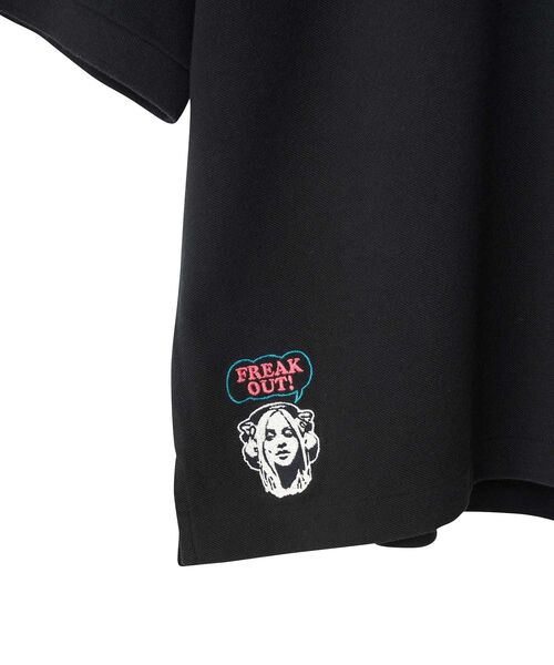 HYSTERIC GLAMOUR（ヒステリックグラマー） ポロシャツ FREAK OUT刺繍
