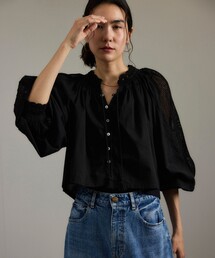 ブラウス シャツ 「WEB限定」レースアクセントボリュームスリーブブラウス レディース｜ZOZOTOWN Yahoo!店