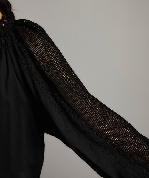 SALON adam et rope' ブラウス シャツ 「WEB限定」レース