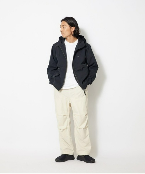 「Snow Peak」 マウンテンパーカー LARGE ブラック メンズ