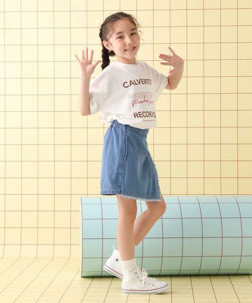 Reicy kids 子供服♡ ANY（エニィ） パンツ リボン×ラメチュールスカッツ キッズ 子供服