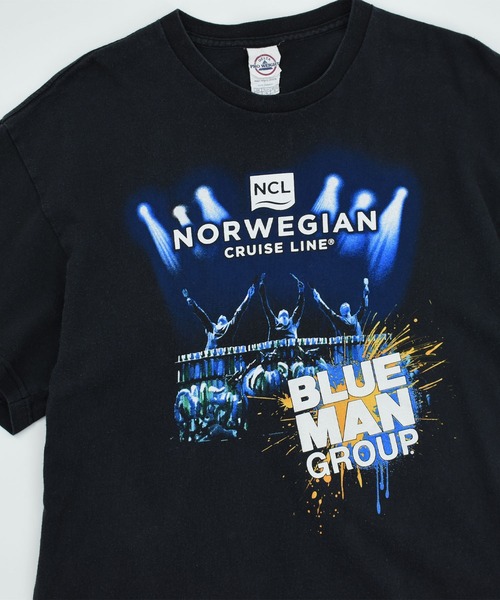 VINTAGE tシャツ 「ヴィンテージ古着」Y2K DELTA “Blue Man Group