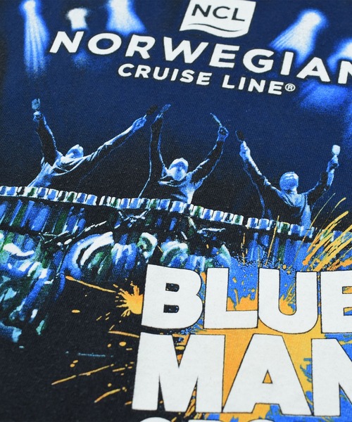 BLUE MAN GROUP TOUR 2007 TバンドT Y2K VINTAGE tシャツ 「ヴィンテージ古着」Y2K DELTA “Blue Man Group