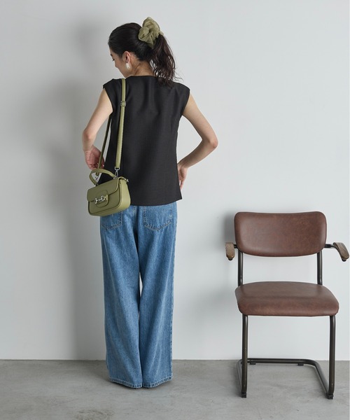 THE Yon ベスト ジレ サマージャガードフレンチスリーブベスト