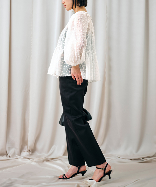 【24SS 極美品】SLOBE IENA Li/Cレギュラーシャツ F ピンク 楽天市場】シャツ 大きいサイズ レディース ボタン デザイン