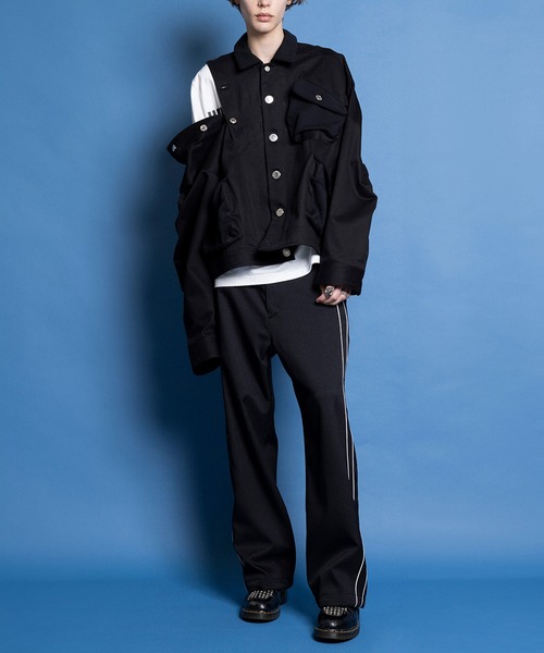 MILKBOY（ミルクボーイ） ワイドパンツ スラックス パンツ PIPED