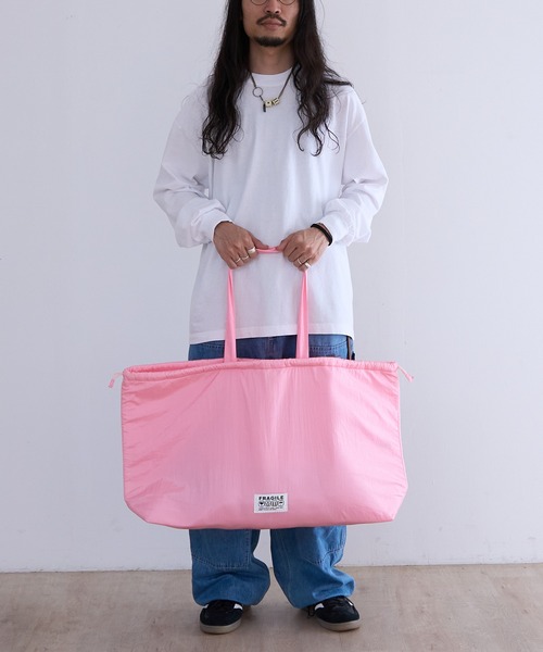 1/2 HALF トートバッグ 大きめ 1/2HALF NYLON PUFF BIG TOTE メンズ