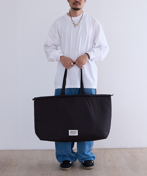 1/2 HALF トートバッグ 1/2HALF NYLON PUFF BIG TOTE メンズ