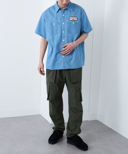 RED KAP 「RED KAP」 半袖シャツ M ブルー メンズ : ZOZOTOWN