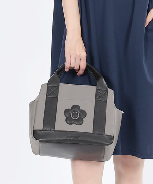 送料込【マリークワント】スクエア デイジー 2WAY ミニトート MARY QUANT トートバッグ マリークワント mary quant スクエア