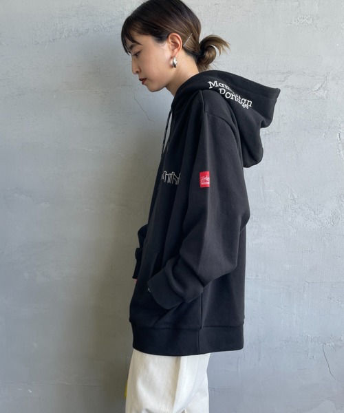パーカー 「MANHATTAN PORTAGE/マンハッタンポーテージ」 別注 フードロゴ刺繍 スウェットパーカー レディース メンズ | Manhattan Portage | 13