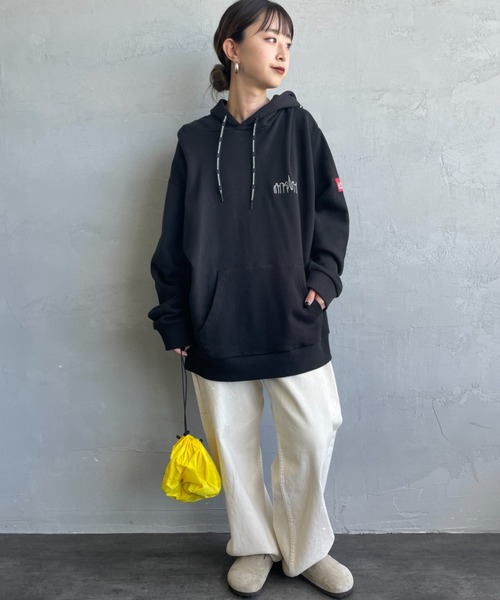 パーカー 「MANHATTAN PORTAGE/マンハッタンポーテージ」 別注 フードロゴ刺繍 スウェットパーカー レディース メンズ | Manhattan Portage | 15