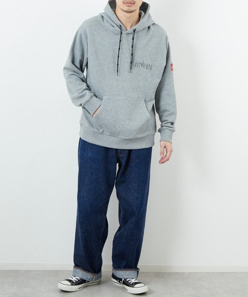 パーカー 「MANHATTAN PORTAGE/マンハッタンポーテージ」 別注 フードロゴ刺繍 スウェットパーカー レディース メンズ | Manhattan Portage | 07
