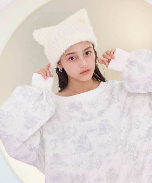 miu miu白ニット帽 miu miu白ニット帽 miu miu白ニット帽 ホワイト（