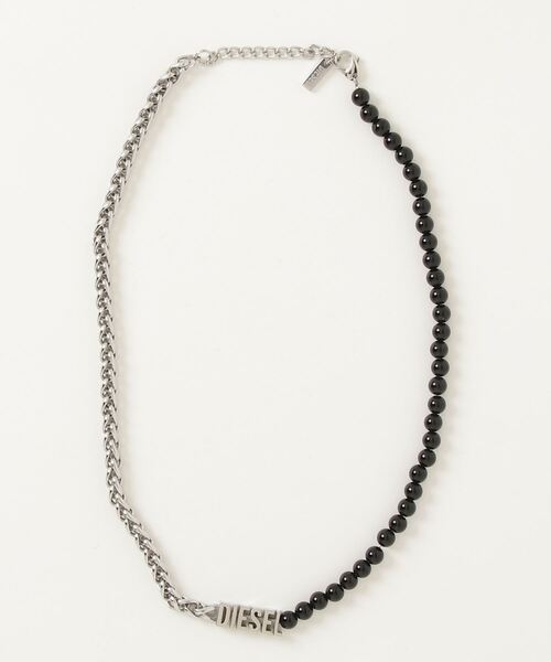 DIESEL 「DIESEL」 ネックレス - シルバー メンズ : ZOZOTOWN
