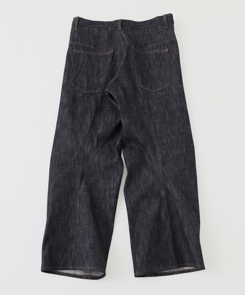NVRFRGT（ネヴァーフォーゲット） ジーンズ 3D TWISTED WIDE LEG JEANS