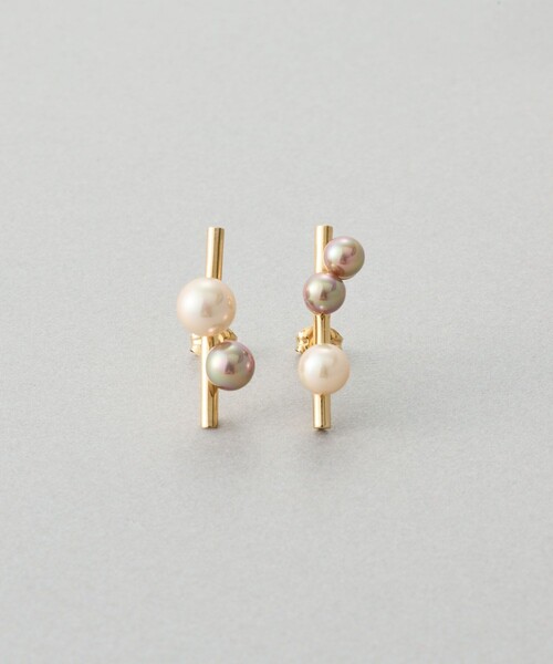 Jouete（ジュエッテ） ピアス ピアス カラーパール アシンメトリー