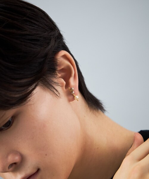 Jouete（ジュエッテ） ピアス ピアス カラーパール アシンメトリー