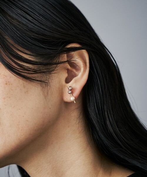 Jouete（ジュエッテ） ピアス ピアス カラーパール アシンメトリー