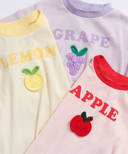 ぷりん　ブリーズ140サイズその他あります。 BREEZE（ブリーズ） tシャツ 「ジュニア対応」フルーツぷっくりロンT