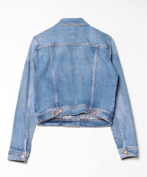 「Guess」 デニムジャケット SMALL インディゴブルー レディース