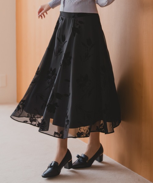 MISCH MASCH（ミッシュマッシュ） スカート 2025秋冬新作 フロッキー