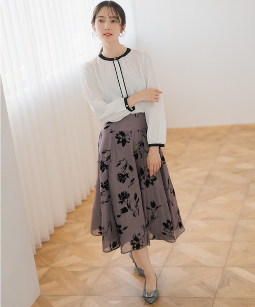 MISCH MASCH（ミッシュマッシュ） スカート 2025秋冬新作 フロッキー