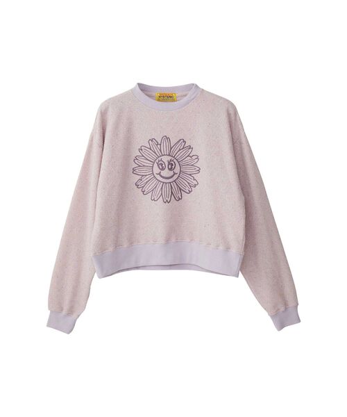 HYSTERIC GLAMOUR スウェットカットソー（レディースM相当） HYSTERIC GLAMOUR 「HYSTERIC GLAMOUR」 スウェットカットソー