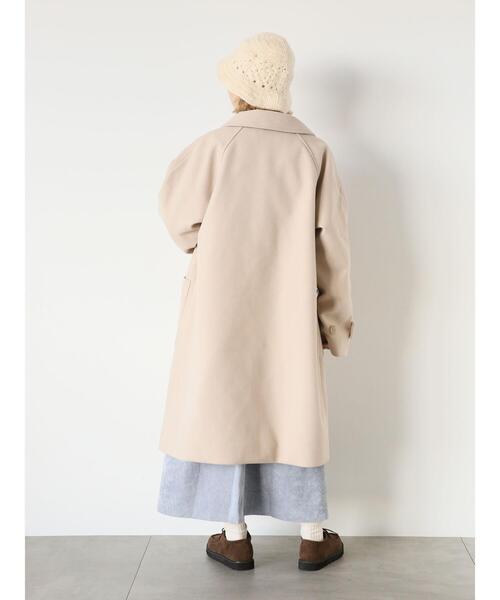 ehka sopo（エヘカソポ） ステンカラーコート F ベージュ レディース