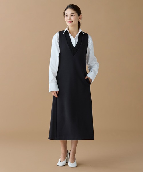 LACOSTE（ラコステ） ワンピース ダンボールジャージニット ジャンパー