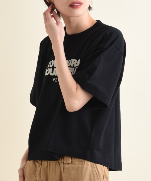 「blanc basque」 半袖Tシャツ FREE ホワイト レディース_画像7